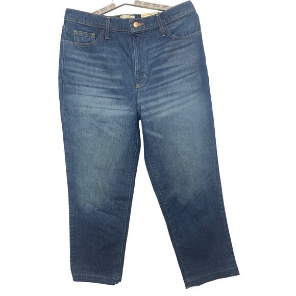 High-Rise Vintage Straight Jeans Size 12 - Universal Thread- New Blue - Picture 1 of 8